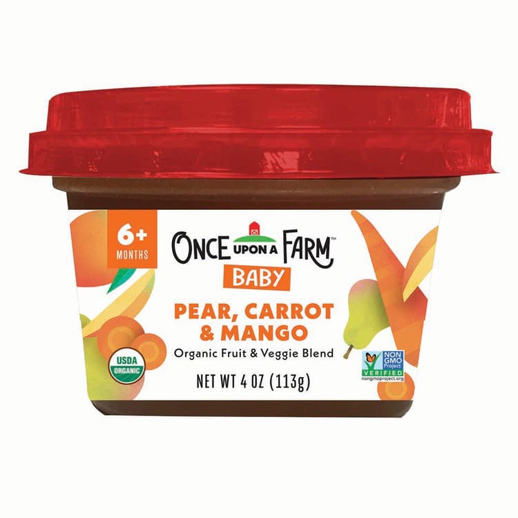 Once Upon A Farm Organic Baby Food - Pear Carrot & Mango