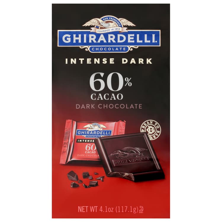 Ghirardelli Intense Dark 60% Cacao Chocolate Squares