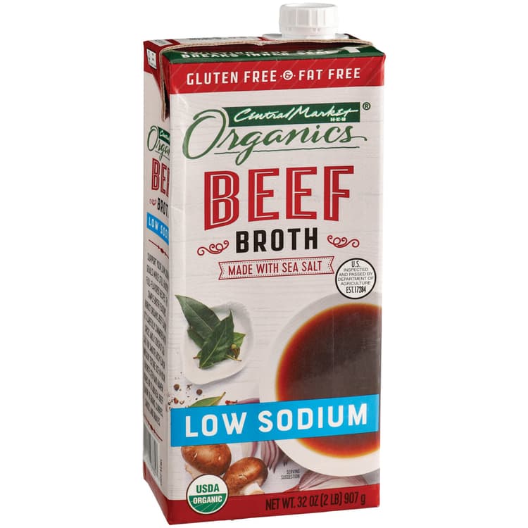 Central Market Organics Low Sodium Beef Broth