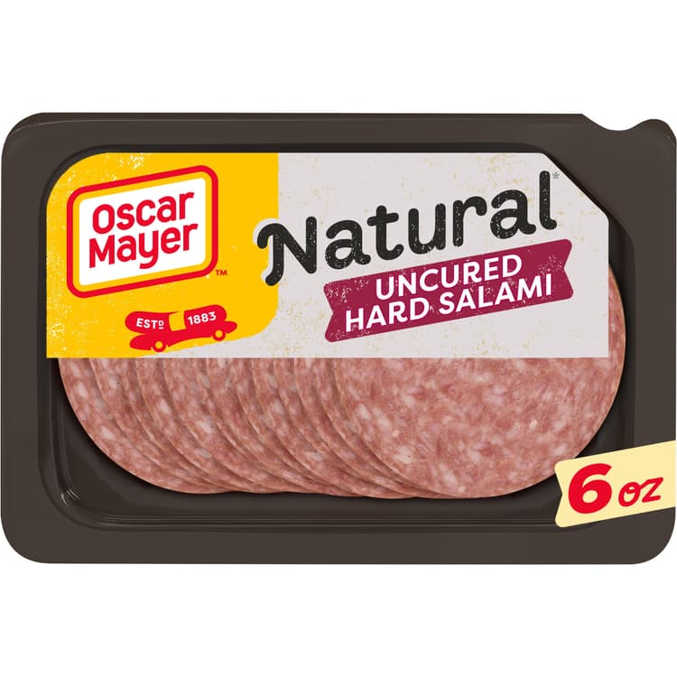 Oscar Mayer Natural Uncured Hard Salami Sliced Lunch Meat