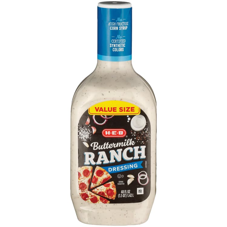 H-E-B Buttermilk Ranch Salad Dressing Value Size
