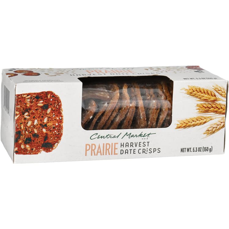 Central Market Prairie Harvest Date Crisps