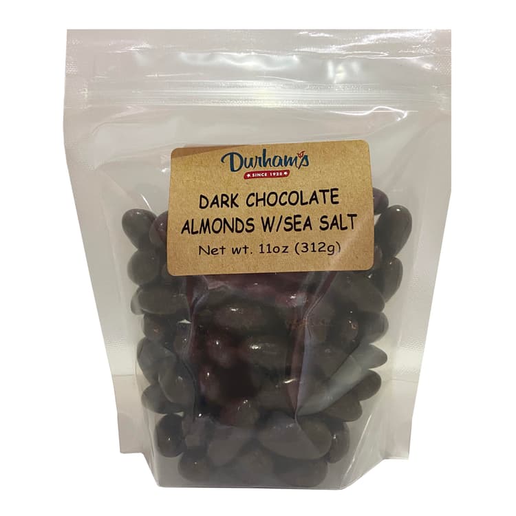 Durhams Dark Chocolate Almonds With Sea Salt