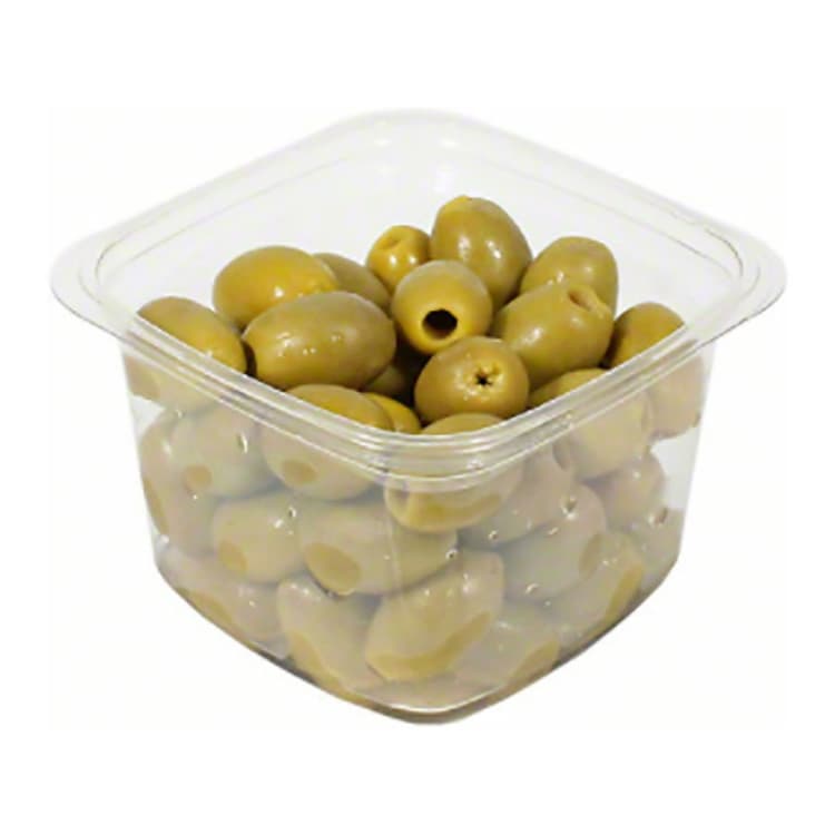 H-E-B Grilled Green Pitted Olives