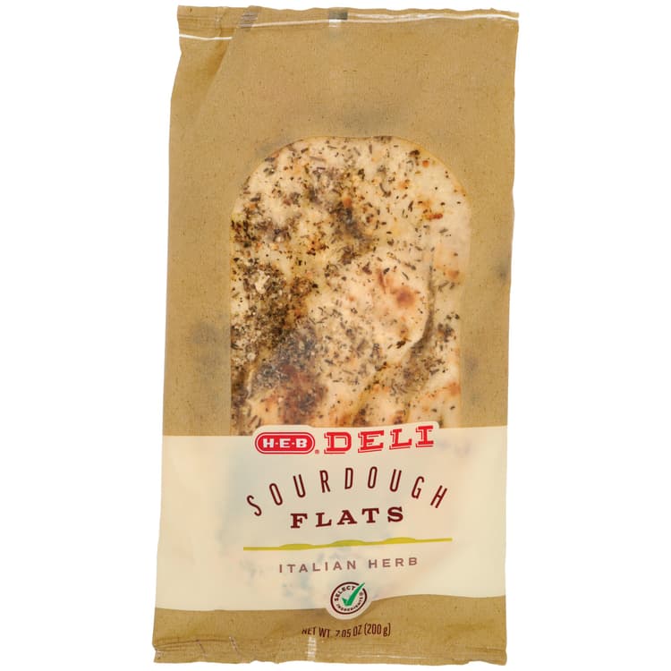 H-E-B Deli Sourdough Flatbread - Italian Herb