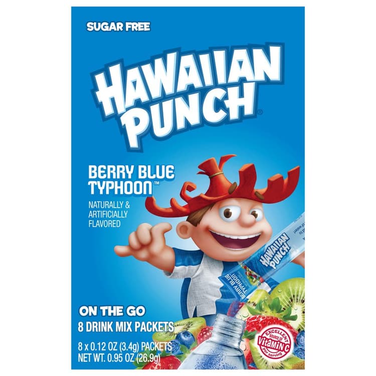 Hawaiian Punch Powder Mix Berry Blue Typhoon