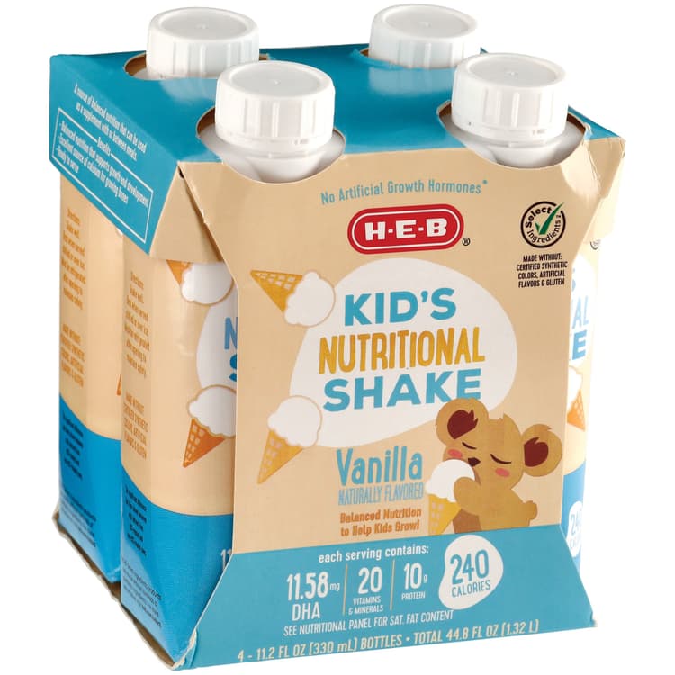 H-E-B Kid'S Nutritional Shake - Vanilla