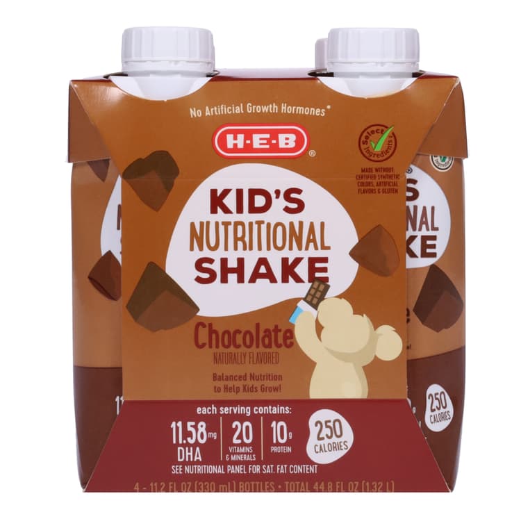 H-E-B Kid'S Nutritional Shake - Chocolate