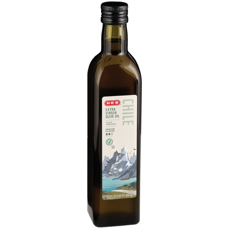 H-E-B Chile Cold Pressed Extra Virgin Olive Oil