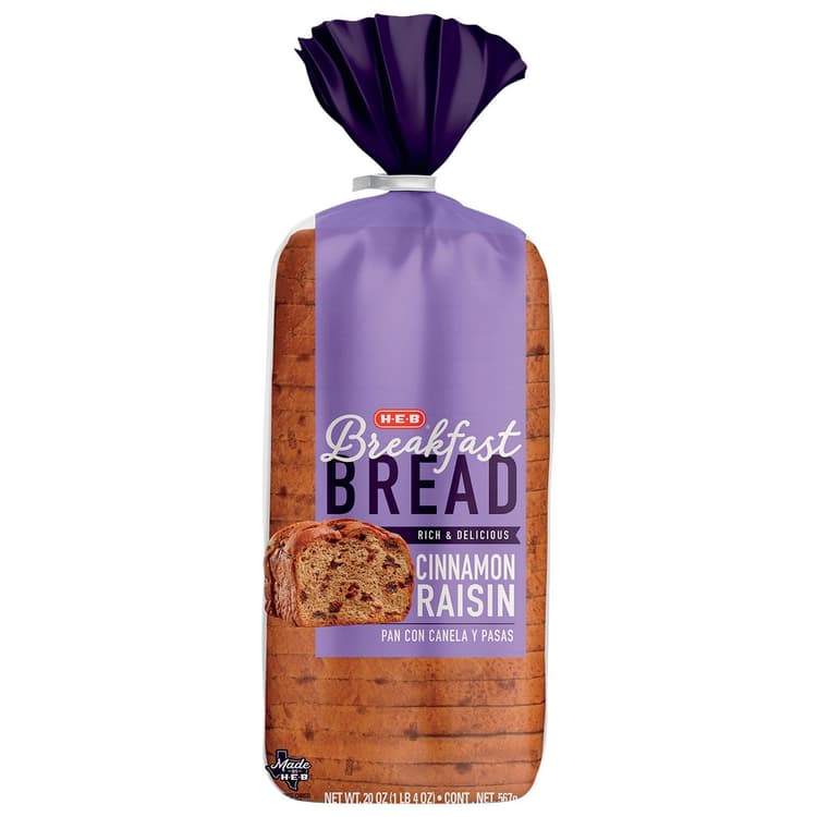 H-E-B Cinnamon Raisin Breakfast Bread