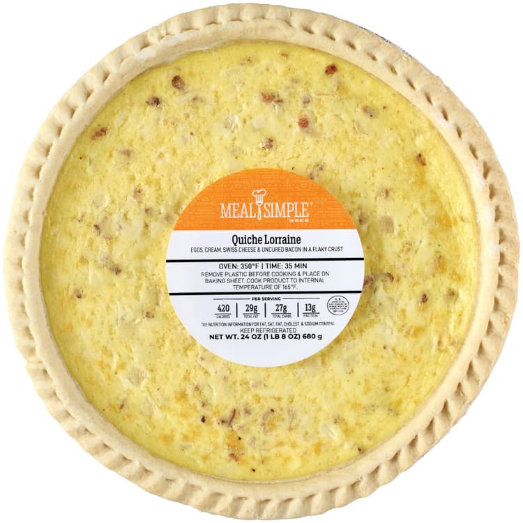 Meal Simple By H-E-B Quiche Lorraine - Large