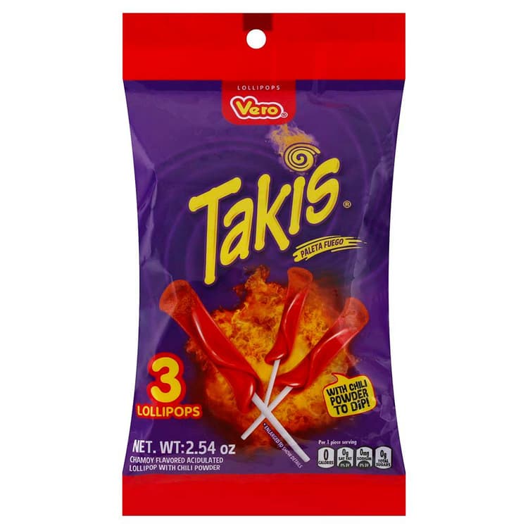 Vero Takis Chamoy Lollipops