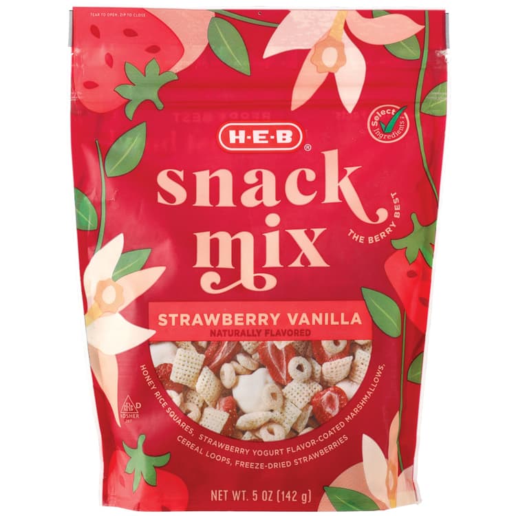 H-E-B Strawberry Vanilla Snack Mix