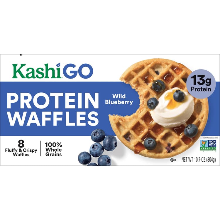 Kashi Go Protein  Waffles - Wild Blueberry