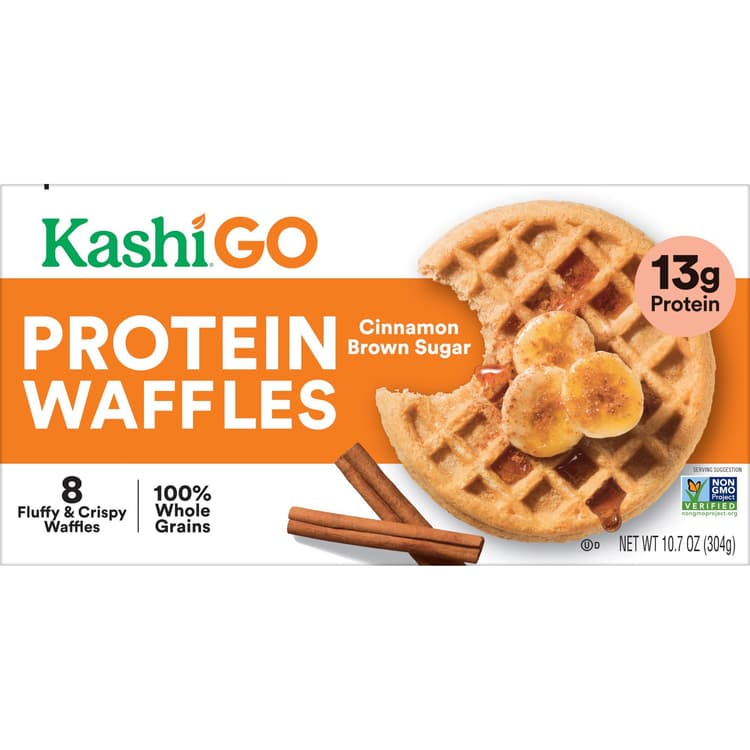 Kashi Go Protein  Waffles - Cinnamon Brown Sugar