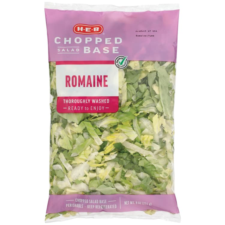 H-E-B Chopped Salad Base - Romaine