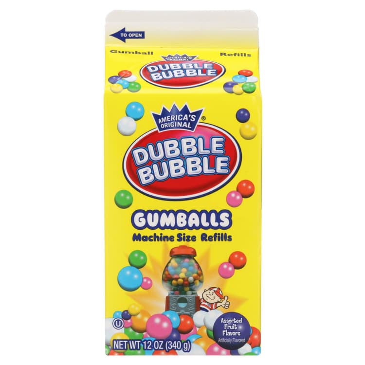 Dubble Bubble Machine Size Refills Gumballs