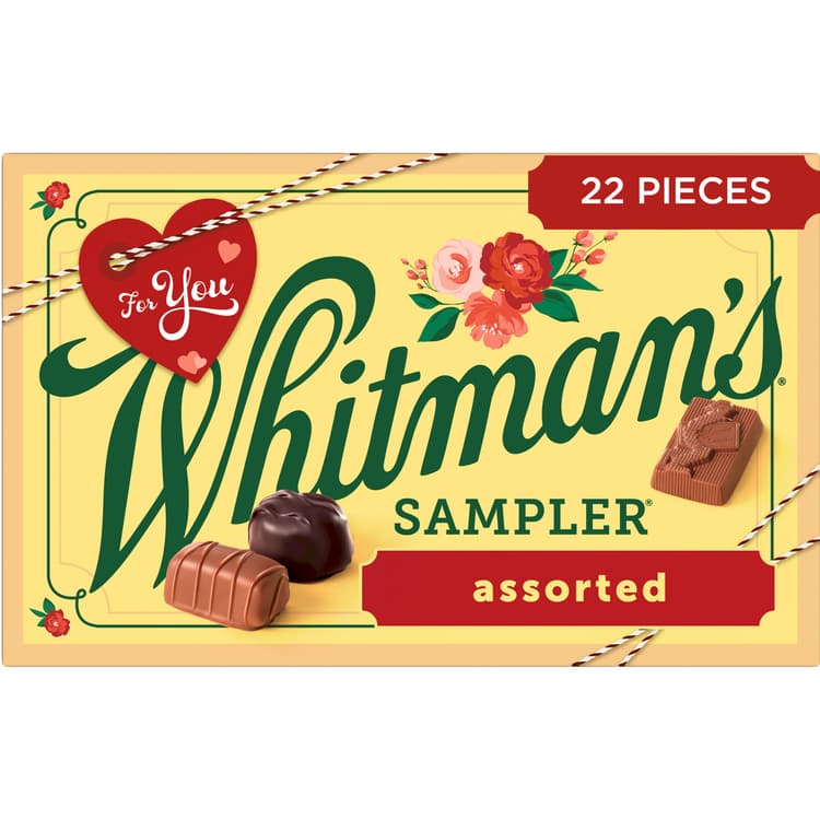 Whitman'S Sampler Assorted Chocolates Valentine'S Gift