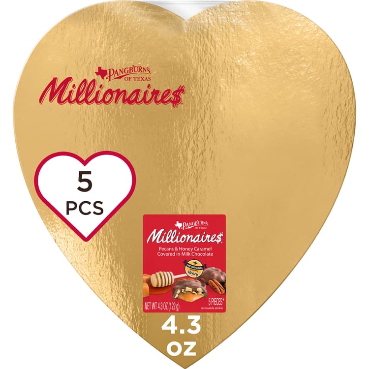 Pangburn'S Millionaire$ Valentine'S Gold Heart Gift