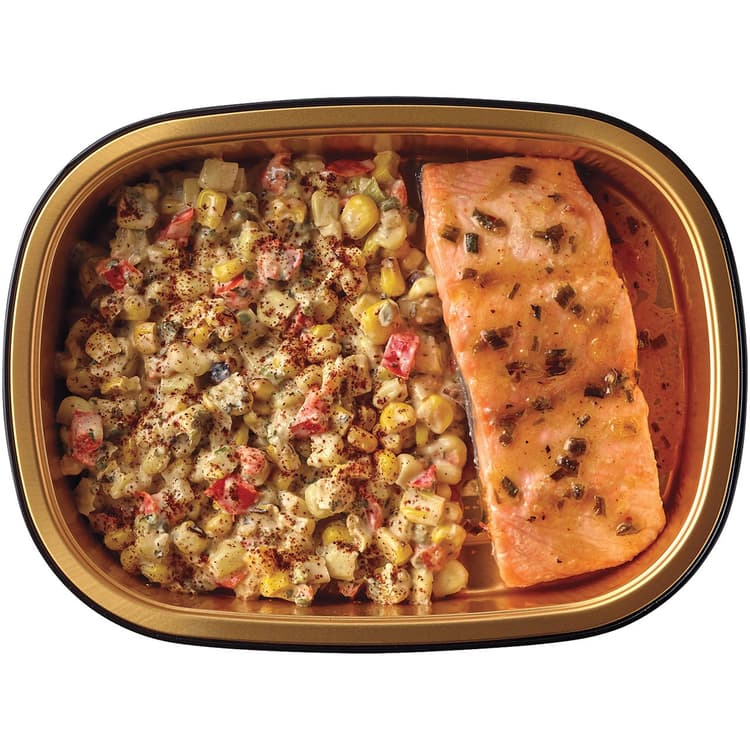 Meal Simple By H-E-B Margarita Salmon & Mexican Street Corn