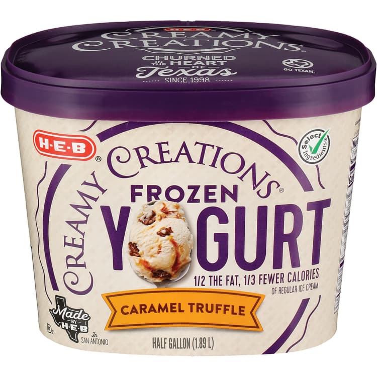 H-E-B Creamy Creations  Yogurt - Caramel Truffle