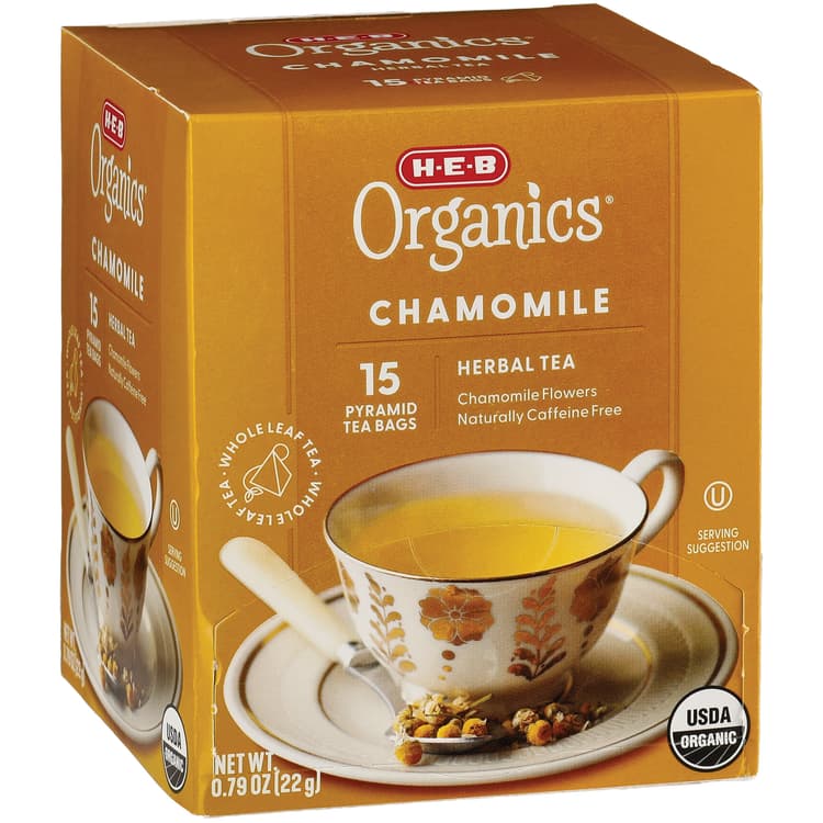 H-E-B Organics Chamomile Pyramid Herbal