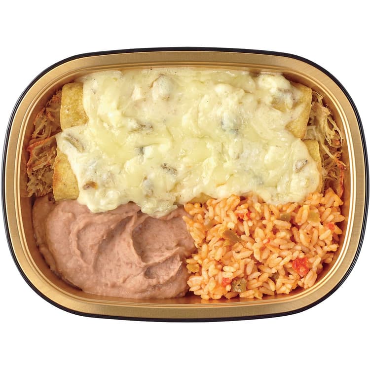 Meal Simple By H-E-B Sour Cream Chicken Enchiladas With Rice & Beans