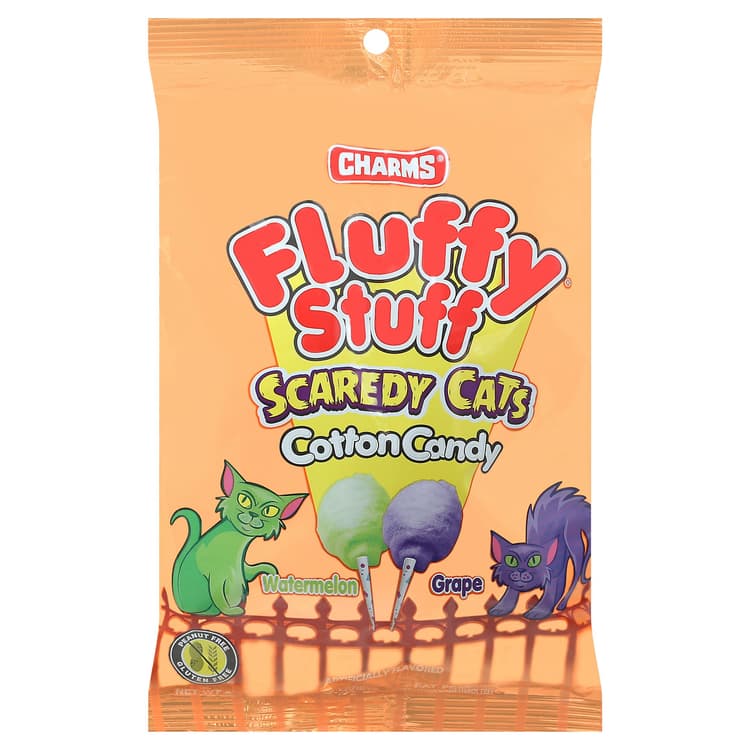 Fluffy Stuff Scaredy Cat Cotton Candy