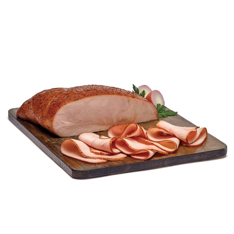H-E-B Deli Sliced Post Oak Smoked Seasoned Turkey Breast