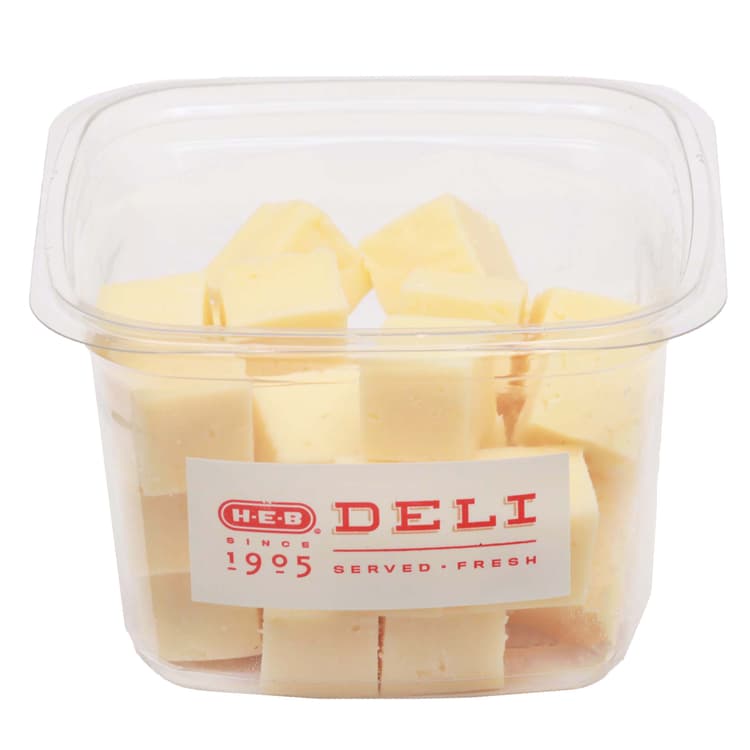 H-E-B Post Oak Smoked Havarti Cheese Cubes