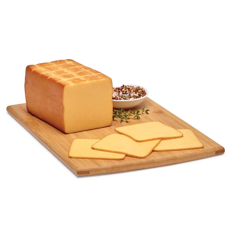 H-E-B Deli Sliced Post Oak Smoked Gouda Cheese