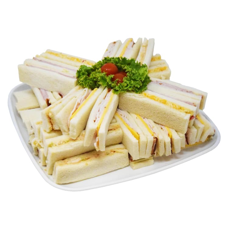 H-E-B Deli Medium Party Tray - Gourmet Finger Sandwiches