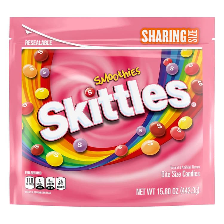 Skittles Smoothies Chewy Candy - Sharing Size