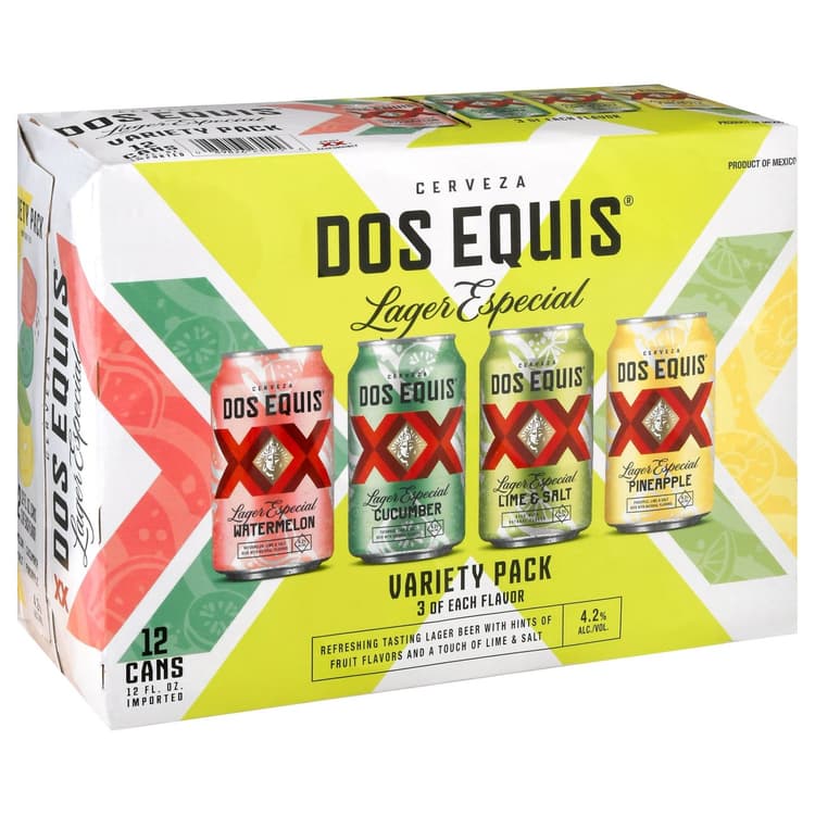 Dos Equis Lager Beer Variety