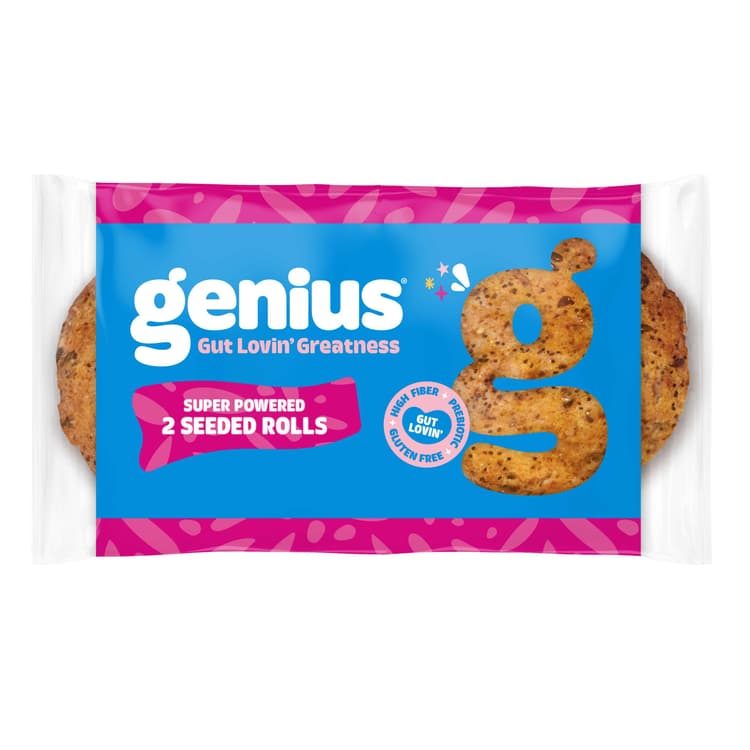 Genius Gluten Free Super Powered Seeded Rolls