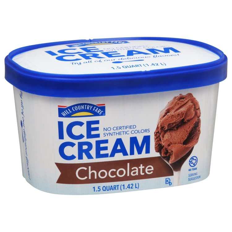 Hill Country Fare Chocolate Ice Cream