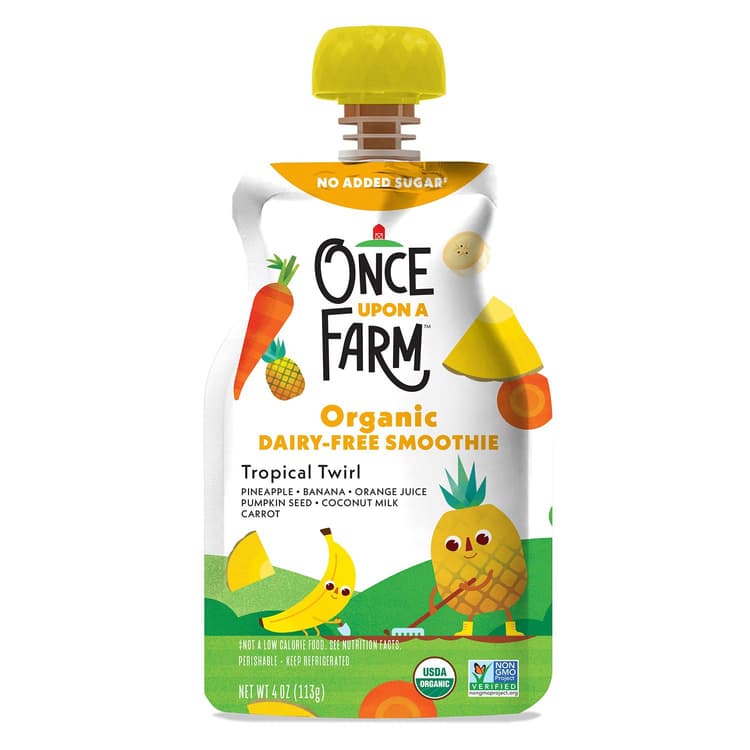 Once Upon A Farm Organic Smoothie Pouch - Tropical Twirl