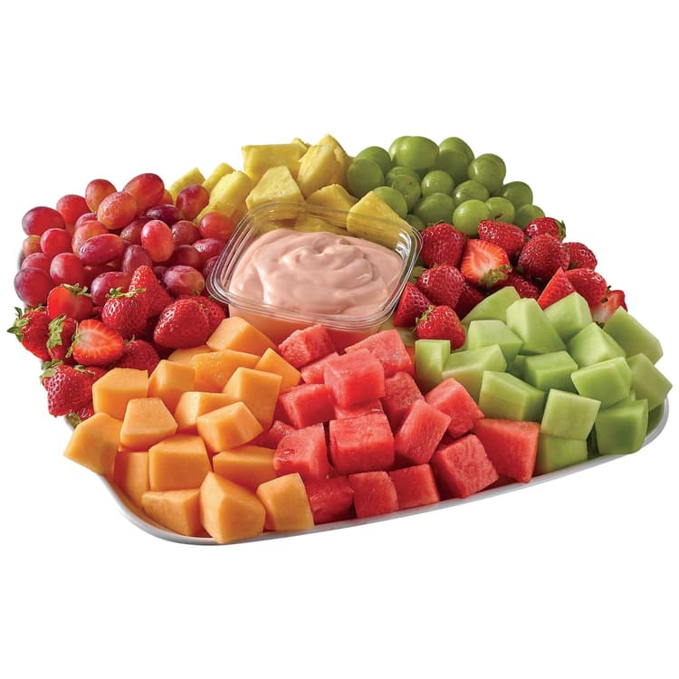 H-E-B Medium Fresh Fruit Party Tray - Strawberry Cheesecake Dip