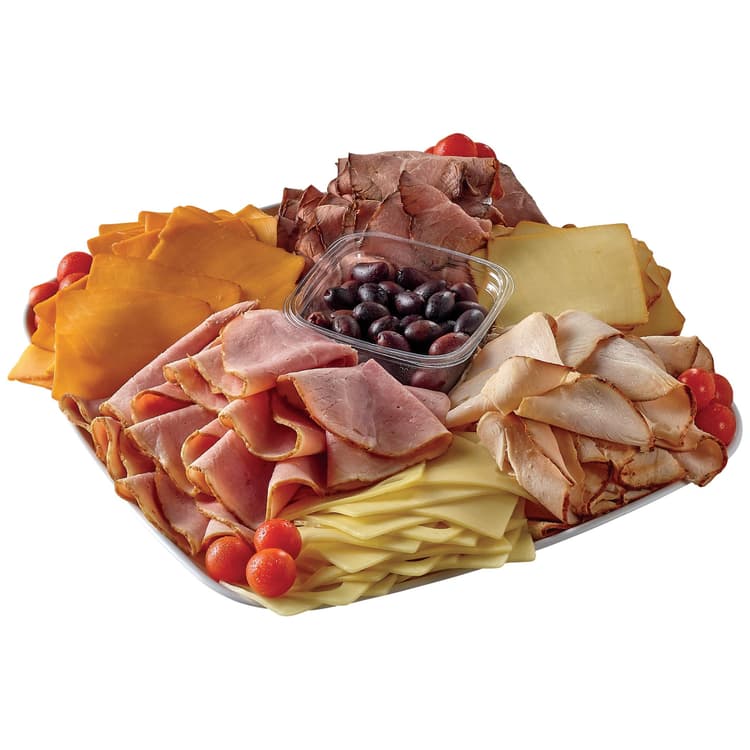 H-E-B Medium Party Tray - Post Oak Smoked Meat & Cheese