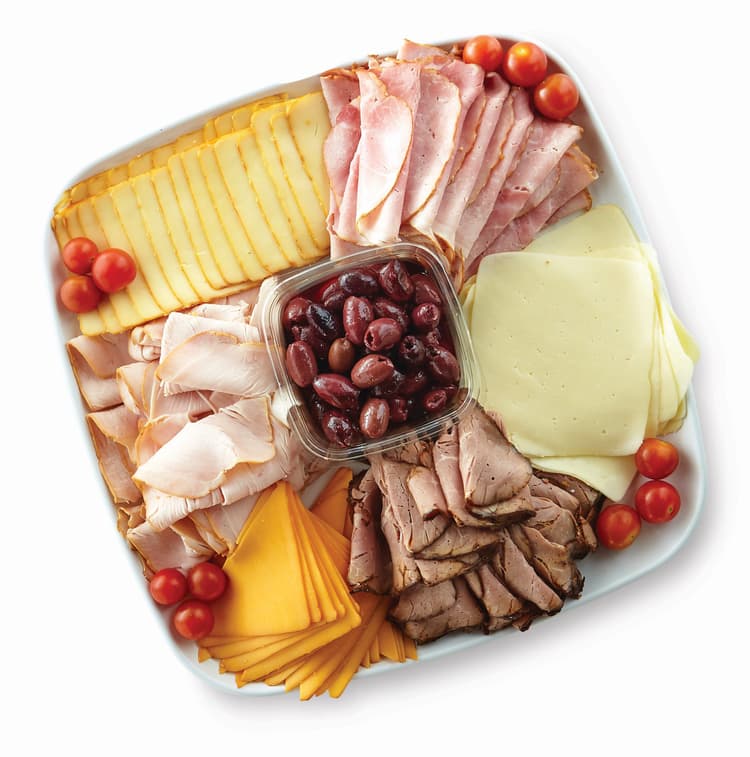 H-E-B Large Party Tray - Post Oak Smoked Meat & Cheese