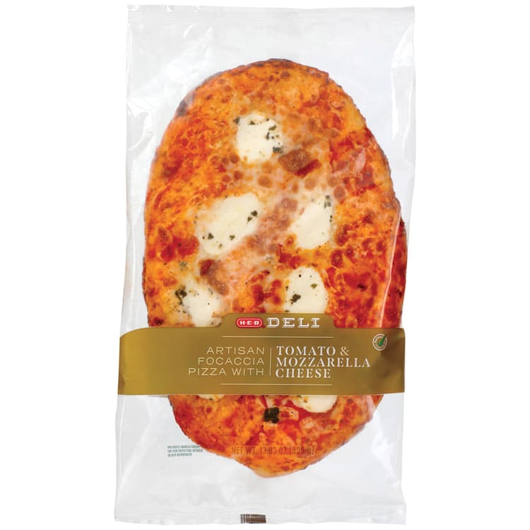 H-E-B Tomato & Mozzarella Artisan Focaccia Flatbread
