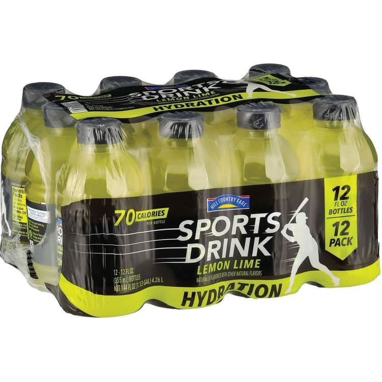 Hill Country Fare Lemon Lime Sports Drink Bottles