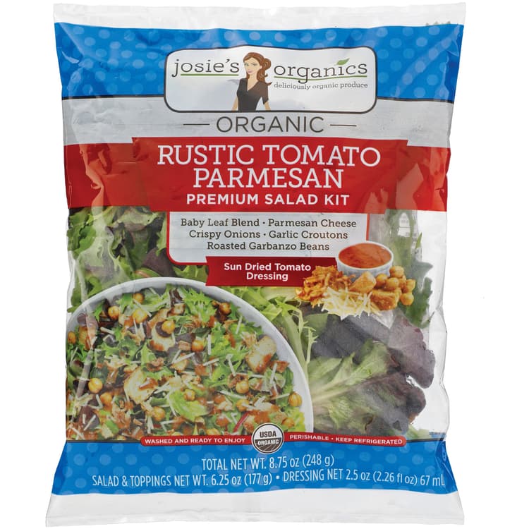 Josie'S Organics Premium Salad Kit - Rustic Tomato Parmesan