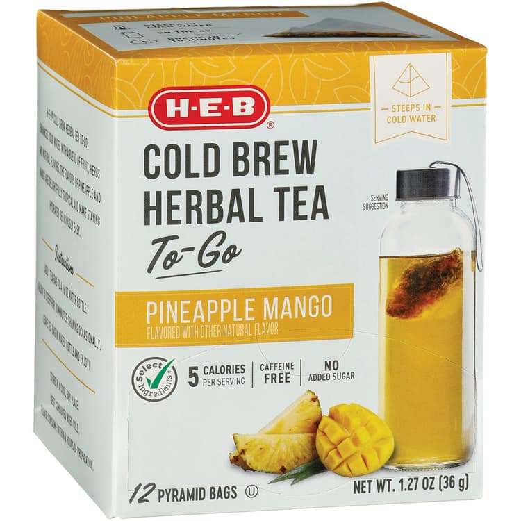H-E-B Pineapple Mango Cold Brew Herbal