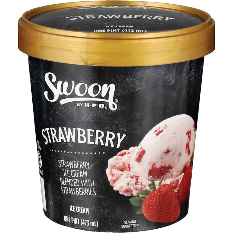Swoon By H-E-B Strawberry Ice Cream