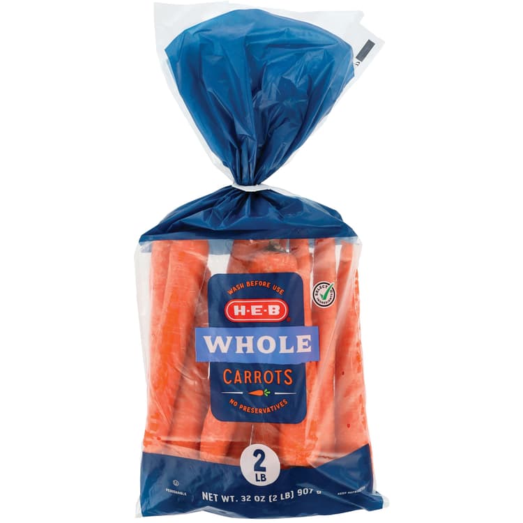 H-E-B Fresh Whole Carrots