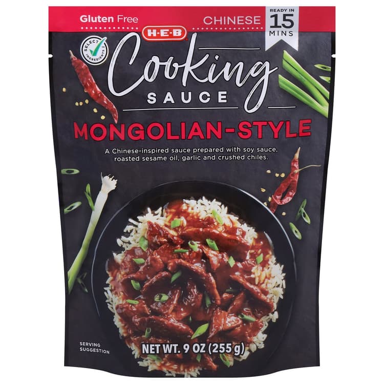 H-E-B Mongolian Style Cooking Sauce