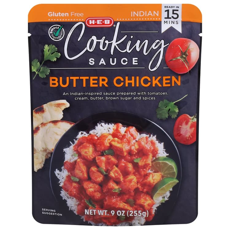 H-E-B Butter Chicken Cooking Sauce