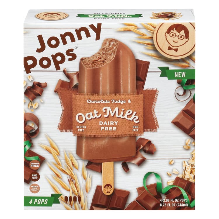 Jonny Pops Chocolate Fudge & Oat Milk Dairy Free Pops