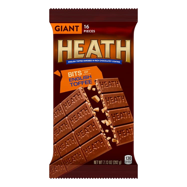Heath Giant Bits Of English Toffee Enrobed In Rich Chocolatey Coating
